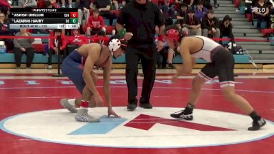 132 lbs Champ. Round 1 - Lazarus Haury, Desert Oasis vs Ashish Dhillon, Coronado