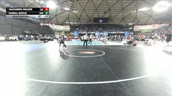Girls 4A 120 lbs Quarterfinal - Isabell Garcia, Sunnyside (Girls) vs Alexandra Walker, Eastlake (Girls)