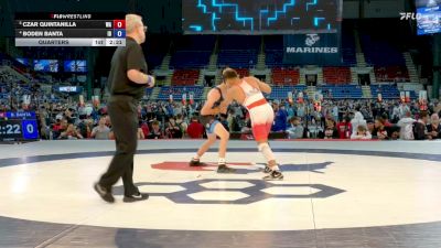 126 lbs Quarters - Czar Quintanilla, WA vs Boden Banta, ID