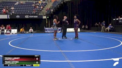 191 lbs Champ. Round 2 - Tayana Labady, Elmira College vs Traeh Haynes, North Central (IL)