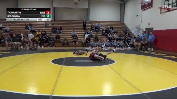 144 lbs Champ. Round 1 - CJ Martin, Mount Vernon vs Jet Chyma, South Tama County