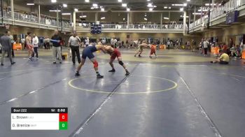 Consolation - Larry Brown, Lock Haven vs Drake Brenize, Shippensburg