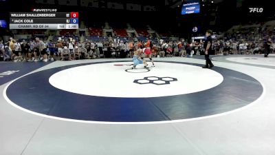 126 lbs Champ. Rd Of 64 - William Shallenberger, UT vs Jack Cole, NJ