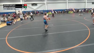 132 lbs Champ. Round 2 - Emilio Chavarria, Unattached vs Braiden Bartlett, Unattached
