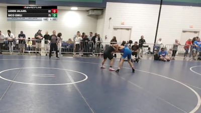 120 lbs Consi Of 64 #1 - Aiden Jalajel, OK vs Nico Emili, PA