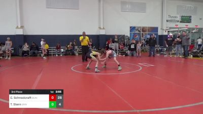 90 lbs 3rd Place - Colt Schroolcraft, Beaver Local vs Tanner Stern, Grindhouse Wrestling Club