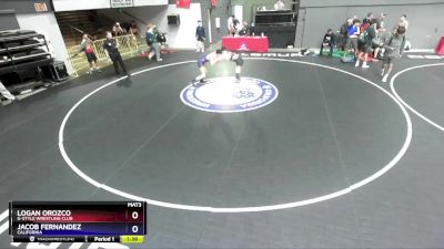 126 lbs Champ. Round 1 - Logan Orozco, G-Style Wrestling Club vs Jacob Fernandez, California