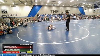 50 lbs Champ. Round 1 - Magnus Trout, Wasatch Wrestling Club vs Owen Christenson, Sons Of Atlas Wrestling Club