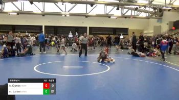 65 lbs Prelims - Ayden Clancy, RedNose ES vs Morgan Turner, Broad Axe Wrestling Club Red.10