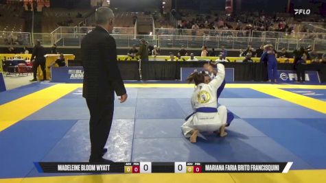 Mariana Faria Brito Francisquini vs Madeleine Bloom Wyatt 2025 Pan Jiu Jitsu IBJJF Championship