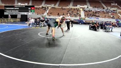 215-D2 Champ. Round 1 - Giovanni Ortiz, Verrado High School vs Trace Bralish, Campo Verde High School