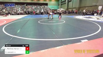 101 lbs Round Of 32 - Luis Martinez Hernandez, Salem Elite Mat Club vs Declan Leonard, USA Gold