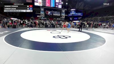 175 lbs Cons. Sub-rd Of 32 - Dominic Stinson, MO vs Landon Lucas, OH