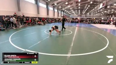 72 lbs Cons. Round 1 - Xzavian Canales, ReZults Wrestling vs Elijah Smith, Best Trained Wrestling