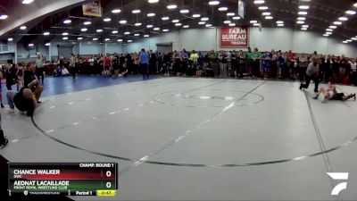 62 lbs Cons. Semi - Aednat Lacaillade, Front Royal Wrestling Club vs Chance Walker, DWC