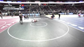 107 lbs Quarterfinal - Sydney West, Shenendehowa vs Samantha Massey, Mount Markham