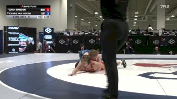 74 lbs Cons. Round 9 - Zach Hanson, Minnesota vs Chase Van Hoven, Legacy Dragons Wrestling
