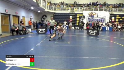 145 lbs Round Of 16 - Easton Glass, Fort LeBoeuf vs Carter Chlebove, SVRWC