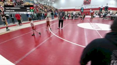 43-49 lbs Round 1 - Zane Kyte, Wiggins Youth Wrestling vs Kolt Kammerzell, Eaton Reds Wrestling Club