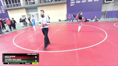 285 lbs Cons. Round 3 - Hayden Skillings, Coon Rapids Mat Bandits Wrestling Club vs Jack Byker, Minnesota