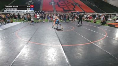 132 lbs 1st Place Match - Trestin Houck, Alaska vs Lane Monroe, Utah