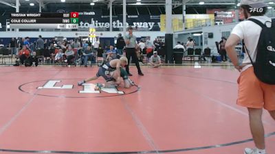 110 lbs Rr Rnd 2 - Tristan Wright, Dueling Bandits - MS vs Cole Collier, Team Nauman Wrestling Club - MS