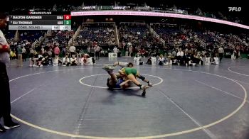 1A 138 lbs Cons. Round 1 - Eli Thomas, Alleghany High School vs Dalton Gardner, South Davidson Middle And High School
