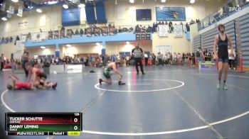 126 lbs Champ. Round 2 - Danny Leming, Eagle vs Tucker Schutte, Century