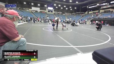 37 lbs Quarterfinal - Elliott Liogghio, Jaguar Wrestling Club vs Quinton Schulte, Greater Heights Wrestling