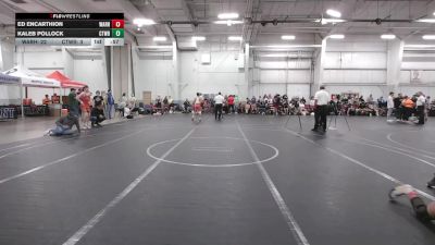 100 lbs Round 3 (8 Team) - Ed Encarthion, Warhawks vs Kaleb Pollock, CTWHALE Blue