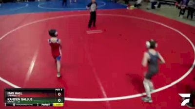 65 lbs Semis & 1st Wrestleback (8 Team) - Kamden Gallus, Sartell vs Max Hall, TMBWWG