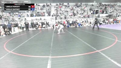 68 kg Quarters - Amelia Fawcett, Pioneer Grappling Academy vs Noelle Gaffney, Laker Wrestling Club
