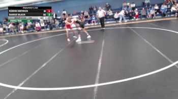 125 lbs Cons. Round 2 - Dariuz Black, Briar Cliff (Iowa) vs Koehn Dietrich, Newman