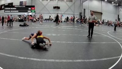 80 lbs Round 4 - Logan Burba, Superior Wrestling Academy vs Jaquil Rodgers, Northern Delaware Wrestling Academy