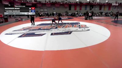 124 A Champ. Round 1 - Mackenzie Muniz, Unattached vs Alyssa Randles, University Of Providence
