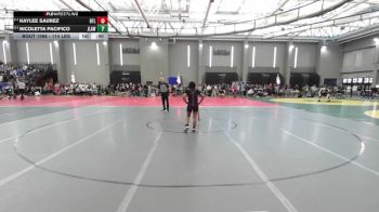 114 lbs Round Of 16 - Abigail Daniels, Putnam vs Eliana Selerais, Amity