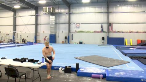 Adrian de los Angeles - Floor, U.S.O.P.T.C. Gymnastics - 2021 April Men's Senior National Team Camp