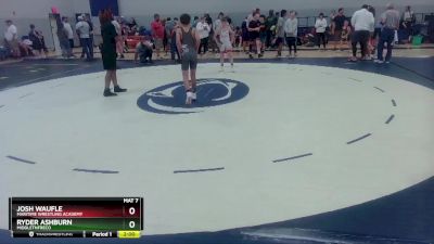 92 lbs Cons. Semi - Josh Waufle, Maritime Wrestling Academy vs Ryder Ashburn, MiddleTNFreco