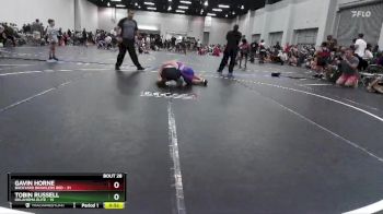 100 lbs Round 7 (8 Team) - Gavin Horne, Backyard Brawlers Red vs Tobin Russell, Oklahoma Elite