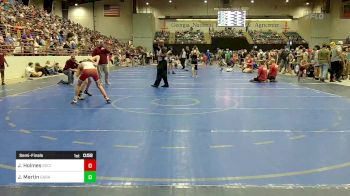 100 lbs Semifinal - Jayden Holmes, Social Circle USA Takedown vs Jake Martin, Garage Grapplers Wrestling