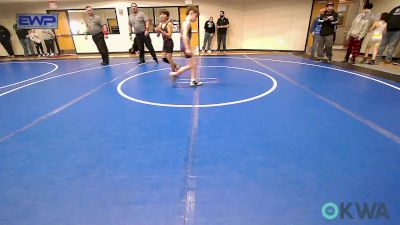 70 lbs Rr Rnd 1 - Ryker Roedenbeck, Tahlequah Wrestling Club vs Reilas Sanchez, Locust Grove Youth Wrestling