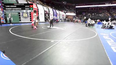 215 Class 3 lbs Champ. Round 1 - Robert Eatherton, Vianney vs Luke Jenkins, Jefferson City