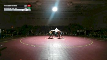 215 lbs Brayden Agnese, Poquoson vs Jermaine Olivier, Great Bridge