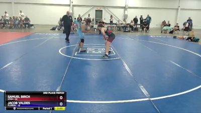 165 lbs Placement Matches (8 Team) - Samuel Birch, Utah vs Jacob Valdes, Florida