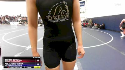 160 lbs Cons. Round 1 - Trinity Bouchal, Arizona State University vs Alejandro Ochoa, San Joaquin Delta College