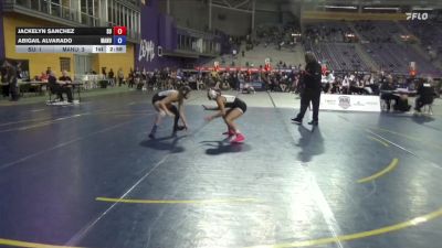 110 lbs Placement (4 Team) - Jackelyn Sanchez, Schreiner University vs Abigail Alvarado, Manchester