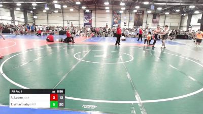 152 lbs Rr Rnd 1 - Arcangelo Losee, Journeymen Wrestling Blue vs Tyler Whartnaby, Upstate Uprising