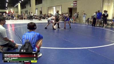 126 lbs Cons. Round 2 - Houston Dugas, Wolf Pack Wrestling Club vs Wyatt Hubley, Tough House