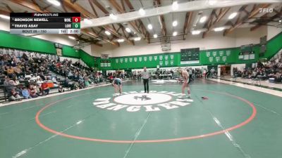 150 lbs Quarterfinal - Bronson Newell, Worland vs Travis Asay, Lovell