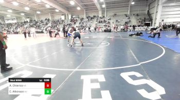 145 lbs Consi Of 32 #1 - Angelo Chierico, VA vs Cole Atkinson, NV